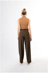 PANTALONE GAMBA DRITTA AMPIA TESSUTO BISTRETCH
