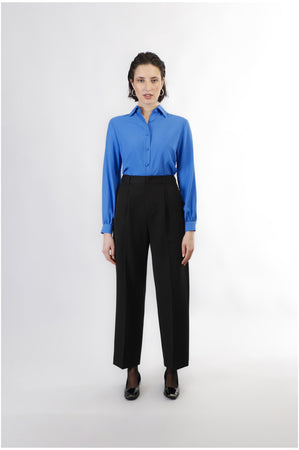 PANTALONE PALAZZO CON PINCES