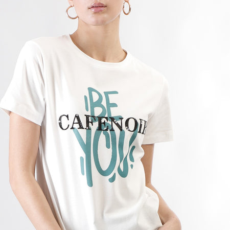 TSHIRT MANICACORTA CON LOGO BE YOU