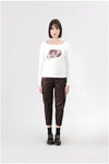 TSHIRT MANICA LUNGA STAMPA BORSETTA