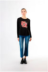 TSHIRT MANICA LUNGA STAMPA MULTIPATTERN