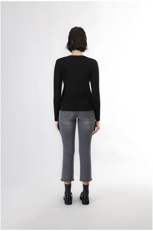 TSHIRT MANICA LUNGA BE NOIR