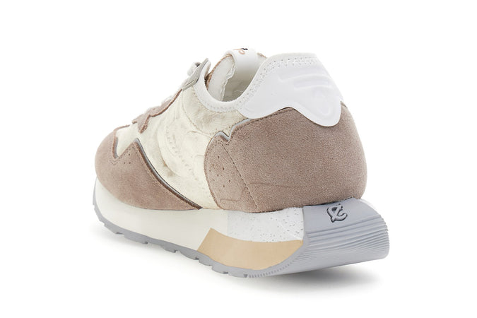 RUNNING IN VELLUTO CON RIPORTI IN PELLESCAMOSCIATA