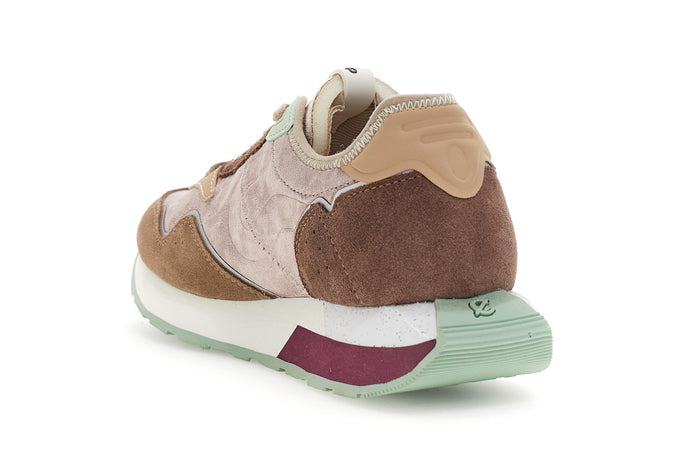 RUNNING IN VELLUTO CON RIPORTI IN PELLESCAMOSCIATA