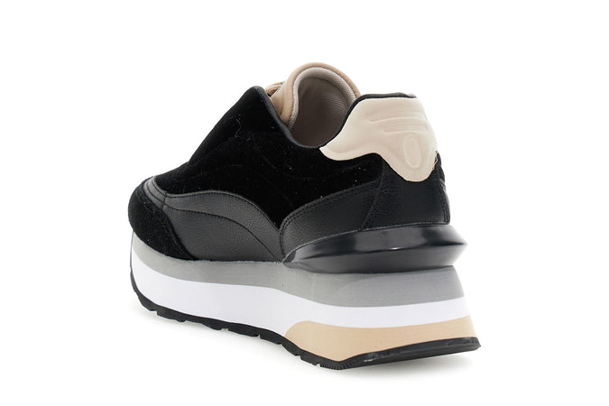 RUNNING IN VELLUTO E PELLE