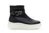 SNEAKER TRONCHETTO IN PELLE RIVESTITA CON ACCESSORIO
