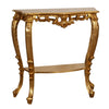 Biscottini CONSOLLE IN LEGNO FINITURA FOGLIA ORO ANTICATO