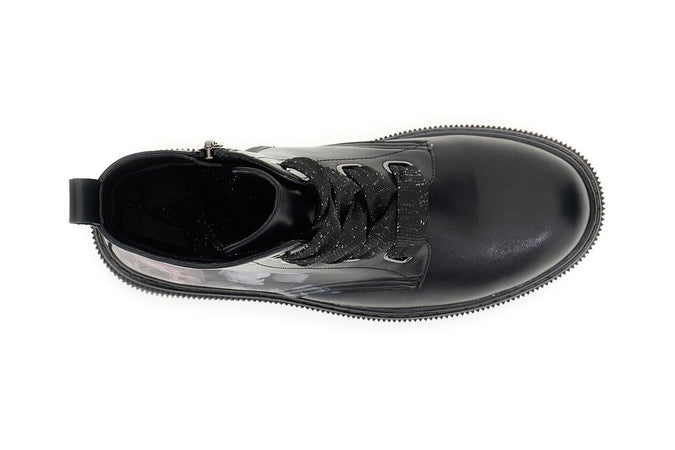 TRONCHETTO IN SINTETICO EFFETTO PELLE CON STAMPA FLOREALE