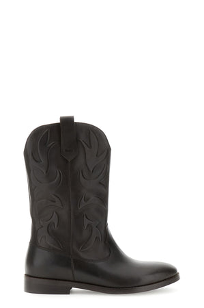 TRONCHETTO IN PELLE CON DISEGNO ALTORILIEVO