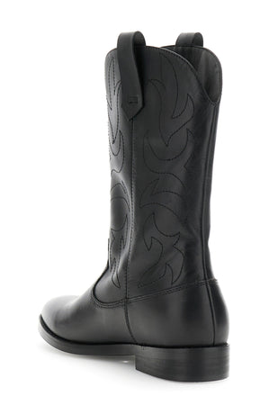 TRONCHETTO IN PELLE CON DISEGNO ALTORILIEVO