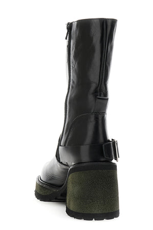 STIVALETTO IN PELLE CON CAVIGLIERA