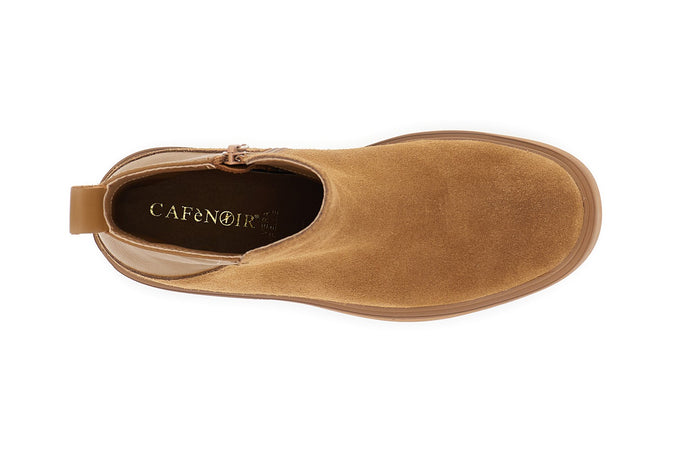 TRONCHETTO IN PELLE SCAMOSCIATA E PELLE