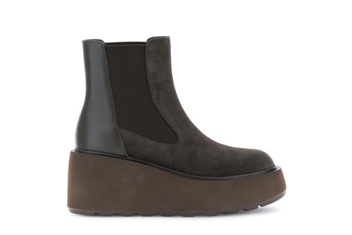 TRONCHETTO IN PELLE SCAMOSCIATA E PELLECON ELASTICO