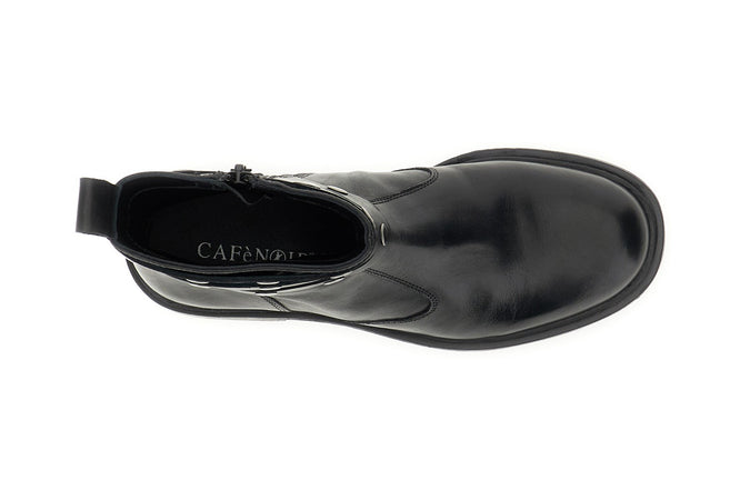 TRONCHETTO IN PELLE CON BOTTONI A PRESSIONE