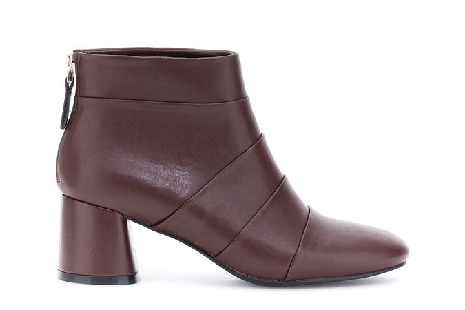 TRONCHETTO ALLA CAVIGLIA IN SINTETICO EFFETTO PELLE