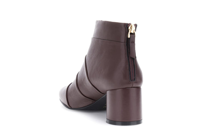 TRONCHETTO ALLA CAVIGLIA IN SINTETICO EFFETTO PELLE