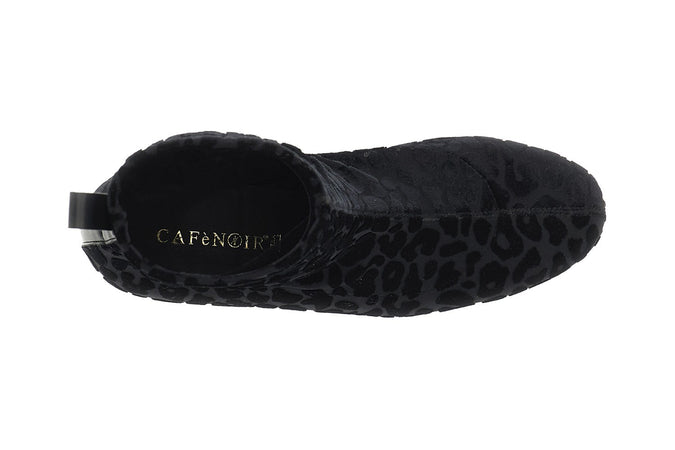 TRONCHETTO IN TESSUTO ELASTICIZZATO FLOCCATO MACULATO