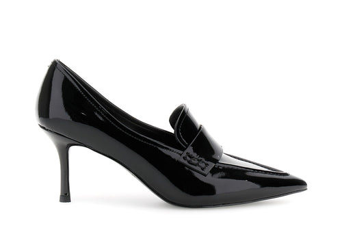 MOCASSINO IN PELLE EFFETTO VERNICE