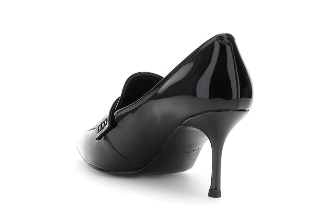 MOCASSINO IN PELLE EFFETTO VERNICE