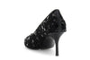 DÉCOLLETÉ IN TESSUTO BOUCLE' CON PAILLETTES