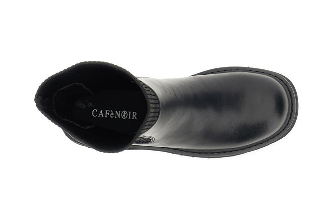 TRONCHETTO IN PELLE RIVESTITA CON CALZINO