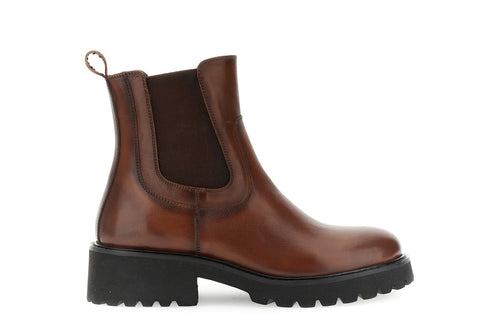 TRONCHETTO IN PELLE CON ELASTICI