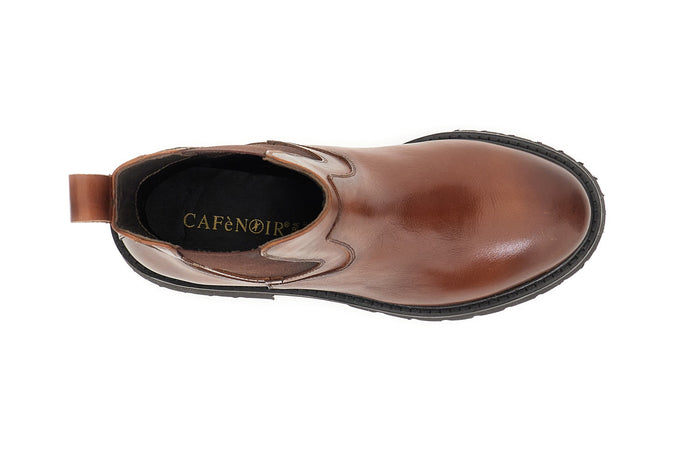 TRONCHETTO IN PELLE CON ELASTICI