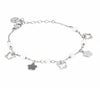 BOCCADAMO - Bracciale con fiori, farfalle e perle naturali