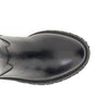 STIVALE IN PELLE CON ELASTICO E CERNIERA