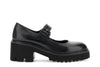 SCARPA IN PELLE CON LACCINO