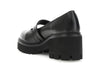 SCARPA IN PELLE CON DUE CINTURINI