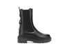 STIVALETTO IN PELLE CON ELASTICI