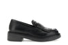 MOCASSINO IN PELLE CON FRANGE