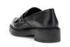 MOCASSINO IN PELLE CON FRANGE