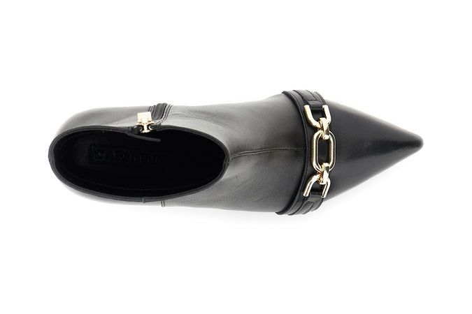 TRONCHETTO IN PELLE CON MORSETTO