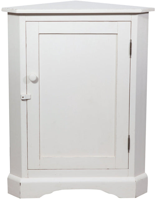 Biscottini Angoliera Country Biscottini legno massello tiglio bianco 50x50x92 Italia