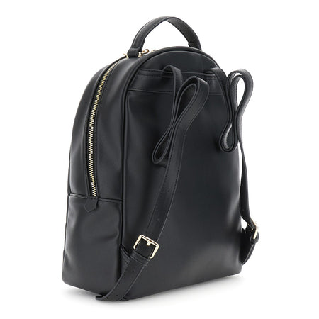 ZAINO IN SINTETICO EFFETTO PELLE CON IMBOTTITURA E TRAPUNTATURA AD ONDE