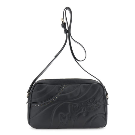 CAMERA BAG IN SINTETICO EFFETTO PELLE CON IMBOTTITURA E TRAPUNTATURA