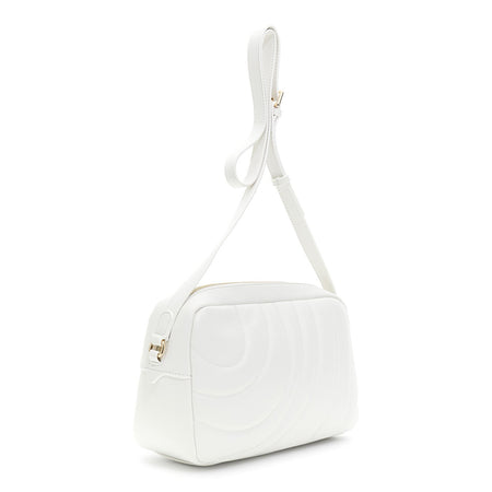 CAMERA BAG IN SINTETICO EFFETTO PELLE CON IMBOTTITURA E TRAPUNTATURA