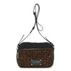 CAMERA BAG TRAPUNTATA IN NYLON CON STAMPA FLOCCATO