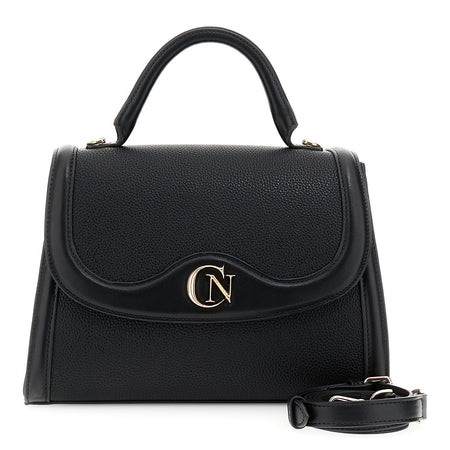 BORSA A MANO CON PATTINA IN SINTETICO EFFETTO PELLE GRANOSA