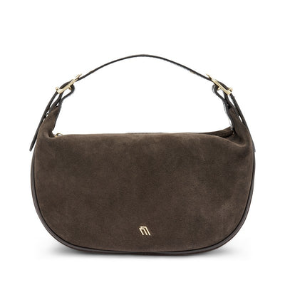 Frau Handbag in morbido suede t.moro B830