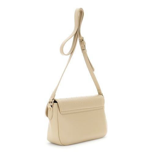 BORSA A MANO IN SINTETICO EFFETTO PELLECON APPLICAZIONE DI MICROBORCHIE