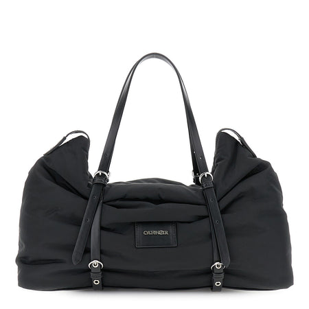 SHOPPING IN NYLON CON CINGHIE REGOLABILI CON FIBBIE E OCCHIELLI A VELA