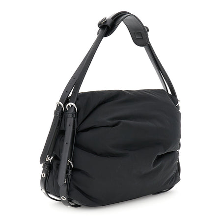 SACCA IN NYLON CON CINGHIE REGOLABILI CON FIBBIE E OCCHIELLI A VELA