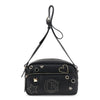 CAMERA BAG IN SINTETICO EFFETTO PELLE CON TASCA DAVANTI, APERTURA CON ZIP