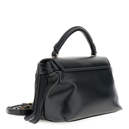 BORSA A MANO IN SINTETICO EFFETTO PELLECON PATTINA E FRANGE