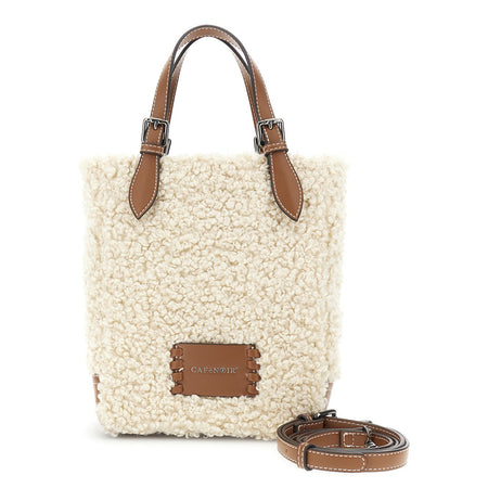 BORSA A MANO IN TESSUTO RICCIOLINO