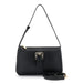 BORSA A SPALLA IN SINTETICO EFFETTO PELLE CON FIBBIA GIOIELLO