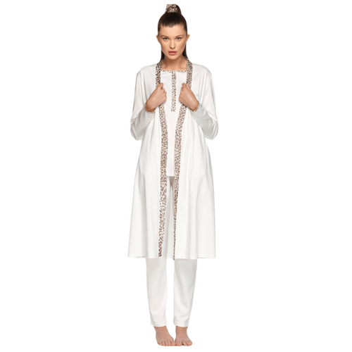 Liu Jo Vestaglia Leggera Donna Cotone Maniche Lunghe Dulcamara DL0010 S90 - Passarelli Biancheria